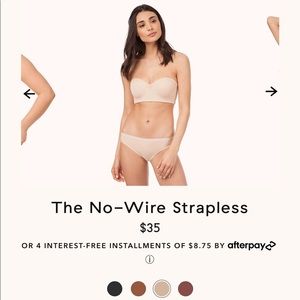 LIVELY No-Wire Strapless Bra